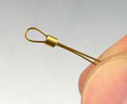 Wire in a crimp